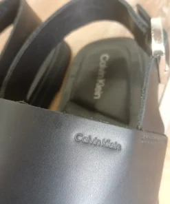 Skórzane sandały Calvin Klein - 43 - Skóra Naturalna - Oryginalne