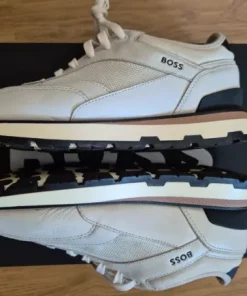Skórzane sneakersy Boss, model Arigon ,rozmiar 41