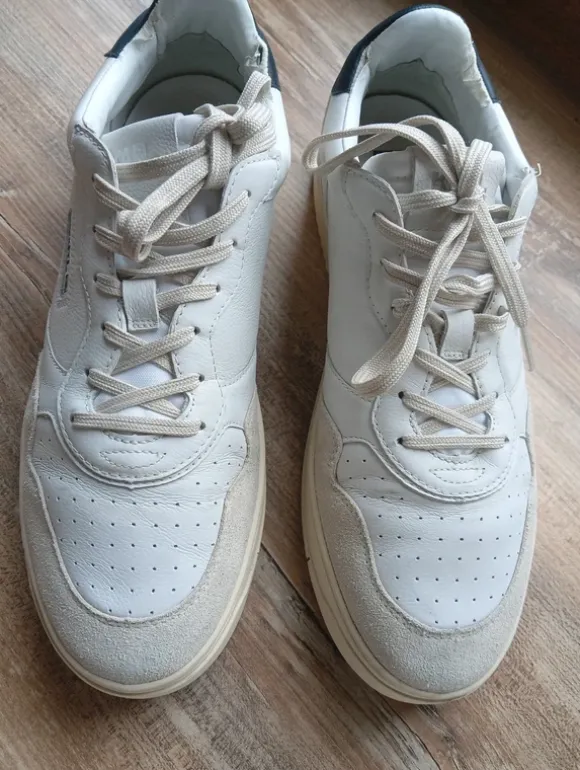 Skórzane sneakersy Karl Lagerfeld r. 45 białe oryginał