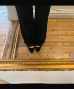 Spetsiga ballerina skor