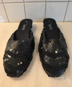 Spirit paljett sandalett bekväm minimal elgans inneskor party sommar 39