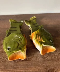 Stylowe klapki ryby GW design lato karp wędkarskie fish flip flops rare viral 42/43