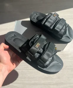 Suicoke Moto Vs Cab Slides Klapki print
