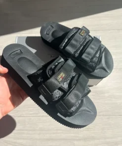Suicoke Moto Vs Cab Slides Klapki print