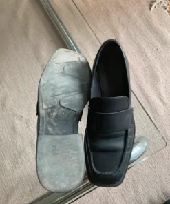 svarta loafers Vagabond 37