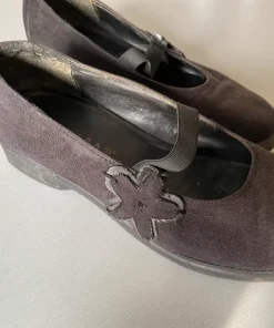 Svarta mocka ballerinaskor stl 38