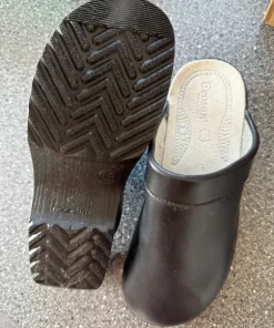 Træsko med gummisåler