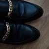 Vagabond - mokasyny skóra leather Frances chain loafers wiosna premium casual chic classy