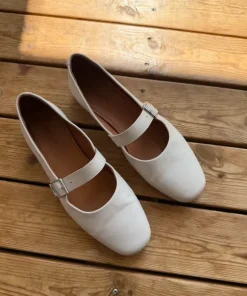 Vagabond ballerinaer i ægte læder