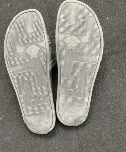 Versace pool sliders size 43