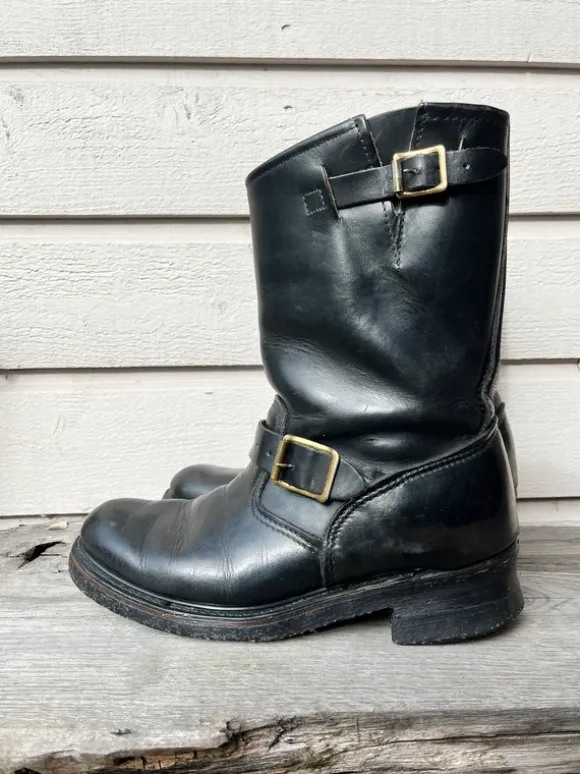 Vintage leather boots