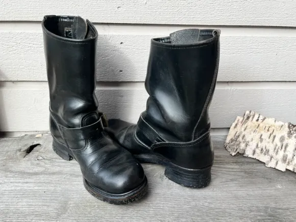 Vintage leather boots
