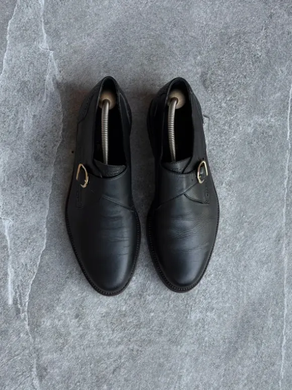 Vintage Leather Monki Stripe Boots Kickers