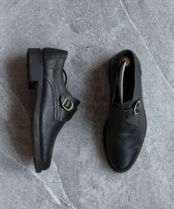 Vintage Leather Monki Stripe Boots Kickers