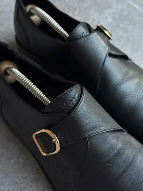 Vintage Leather Monki Stripe Boots Kickers