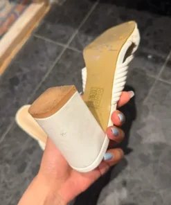 White block heels