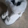 white lolita cutecore winter boots!