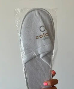 White Travel & Guest Slippers