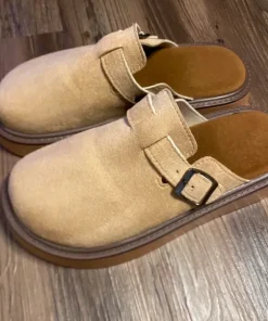Women's Tan and Brown Clogs